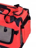 Transporter dla psa kota torba transportowa 58 cm x 44 cm x 40 cm M szary