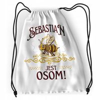 Plecak Dla Sebastiana Sportowy Szkolny Worek Torba Z Nadrukiem Ze Zdjęciem