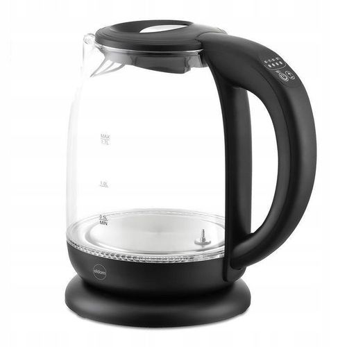 Czajnik elektryczny Eldom C510C 2200 W 1,7 l czarny szklany, NOWOCZESNY! na Arena.pl