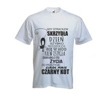 Koszulka T-SHIRT napis GDY STRACIŁEM SKRZYDŁA