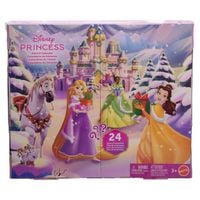 Mattel. JFG79 Disney Princess. Kalendarz adwentowy, 24 niespodzianki
