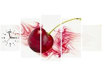 70CM 150CM ZEGAR 5 ELEM SOCZYSTA WIŚNIA DRUK OBRAZ