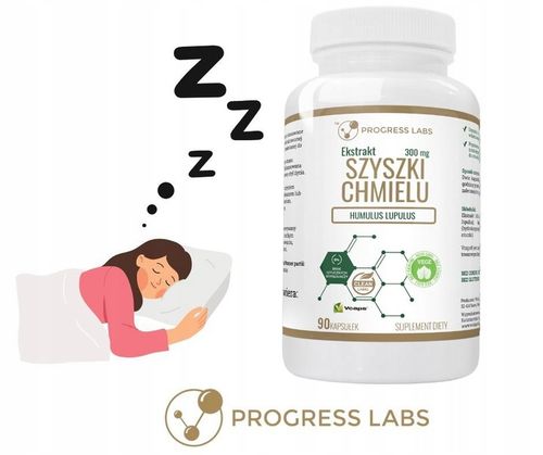Chmiel 300mg Relaks Dobry Sen Uspokojenie VEGE 90k na Arena.pl