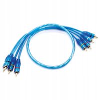 2 x Sinustec RCA-35-4 przewód kabel RCA CINCH do wzmacniacza 4 kanałowego 3
