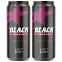 Black Energy Fancy Cherry Gazowany napój 500 ml x 2 sztuk