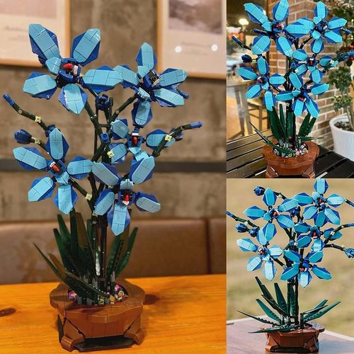 KLOCKI KONSTRUKCYJNE ORCHIDEA BUKIET KWIATÓW DO UŁOŻENIA 1097 ELEMENTÓW na Arena.pl