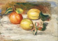 Lemons and Orange, Pierre-Auguste Renoir - plakat 100x70 cm