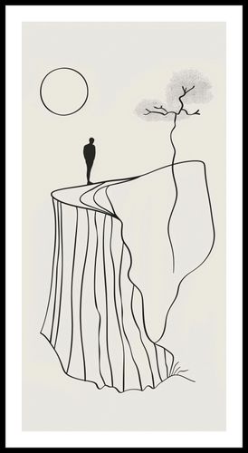 Plakat 50x100cm Samotność i Wzniosłość na Arena.pl