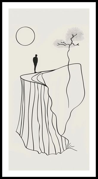 Plakat 50x100cm Samotność i Wzniosłość zdjęcie 3