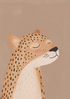 Plakat 50x70cm Wzory dla Dzieci, Dziewczynki i Chłopca - Gepard