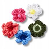Crocs Przypinki Ozdoby Piny Charms Jibbitz Crochet Floral Mix 5pc