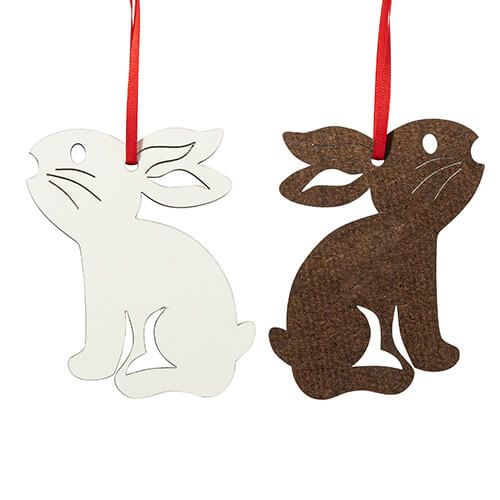 Jednostronna zawieszka z MDF-u do sublimacji - zając na Arena.pl