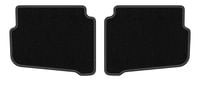 Dywaniki welurowe tylne Volkswagen Polo IV 9N 2001-2009 czarne