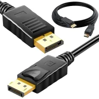 Kabel przewód DP 1.4 video audio DisplayPort 8K 4K 2K 2m