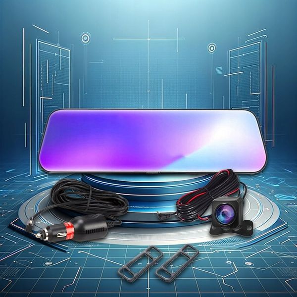 KAMERA SAMOCHODOWA WIDEO REJESTRATOR JAZDY W LUSTERKU WIDEOREJESTRATOR M PL zdjęcie 6