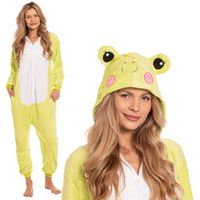 Piżama Damska Kombinezon Kigurumi Onesie Kostium Żaba Zielona 155-165 cm M