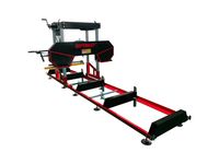 Trak taśmowy tartak piła taśmowa elektryczny 5,5kW 660mm osłona taśmy kłód