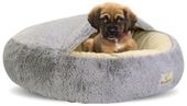 legowisko dla psa fluffy 70 cm jasnoszare