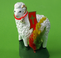 baranek wielkanocny z gipsu | ''7''