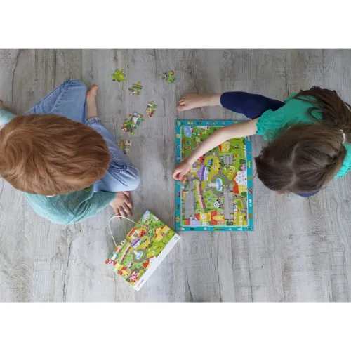 Puzzle obserwacyjne 80 elementów. Życie w mieście na Arena.pl