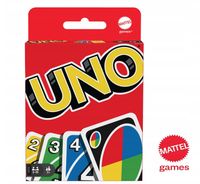 Gra karciana UNO MATTEL Towarzyska Karty UNO CDU W2087 112 kart
