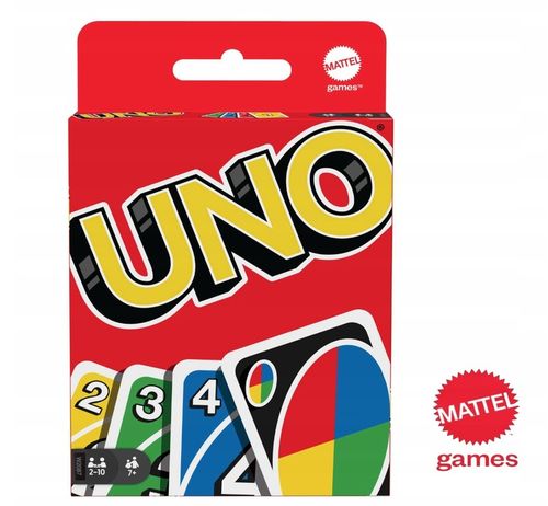 Gra karciana UNO MATTEL Towarzyska Karty UNO CDU W2087 112 kart na Arena.pl