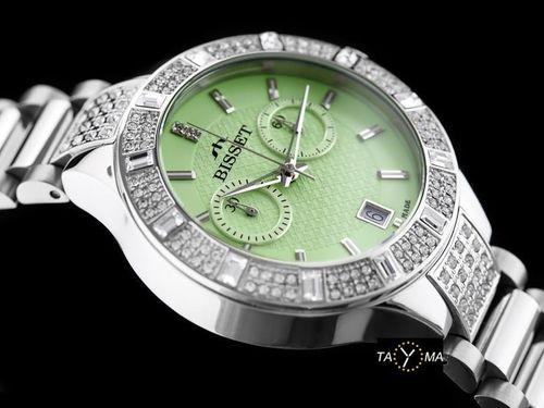 BISSET BSBE18 - silver/green (zb547a) na Arena.pl