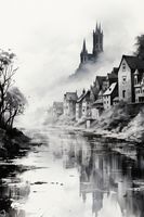 Plakat 20x30cm Mglisty Refleks