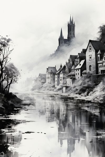 Plakat 20x30cm Mglisty Refleks zdjęcie 1