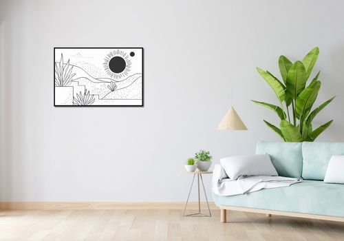 Plakat 86,4x56,8cm Linearny Pejzaż na Arena.pl