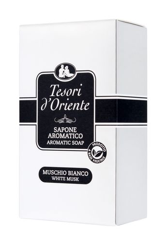 TESORI D'ORIENTE Aromatyczne Mydło w kostce  - Muschio Bianco 125g na Arena.pl