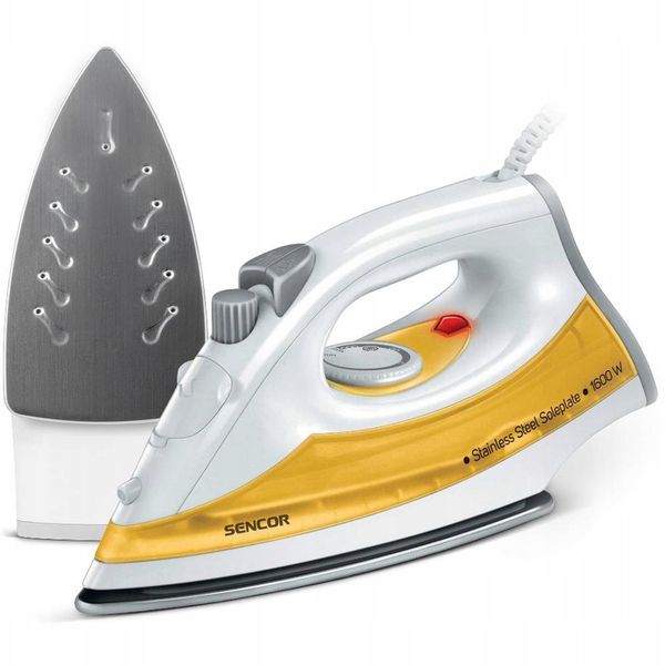 Żelazko parowe Sencor 2028Y 1600W stopa nierdzewna zdjęcie 2