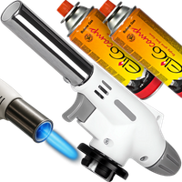 PALNIK GAZOWY LUTLAMPA REGULOWANY LUTLAMPA OPALARKA + 2X KARTUSZ GAZ