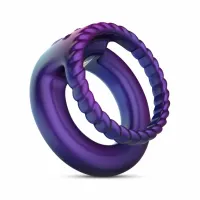 hueman jupiter - pierścień wibrujący podwojny usb fioletowy