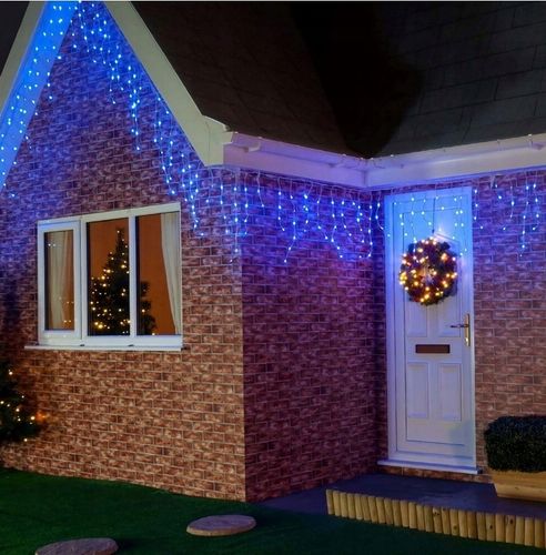 SOPLE FLASH 200 LED ZEWNĘTRZNE NIEBIESKIE CHOINKOWE lampki na Arena.pl