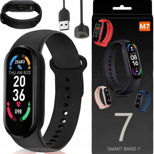SMARTWATCH SMARTBAND ZEGAREK OPASKA SPORTOWA M7 APLIKACJE PL KROKOMIERZ ITP na Arena.pl