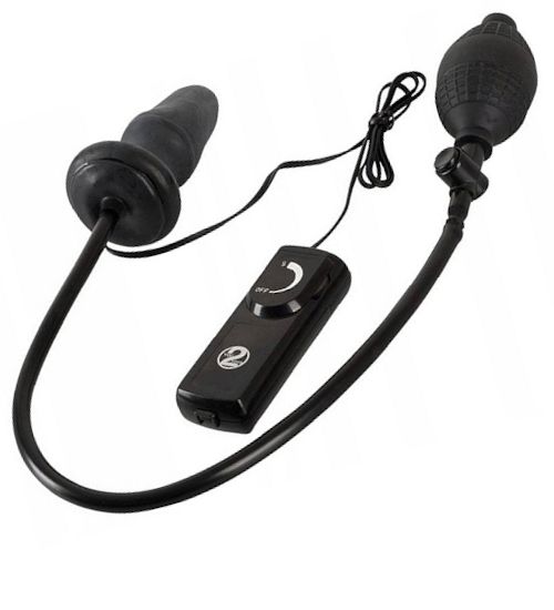 Pompowany plug analny z wibracjami zdjęcie 2