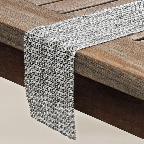 Bieżnik Diament 120 cm srebrny na Arena.pl
