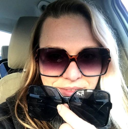 Okulary Damskie blogowe duże muchy przeciwsłoneczne O47_Cieniowane na Arena.pl