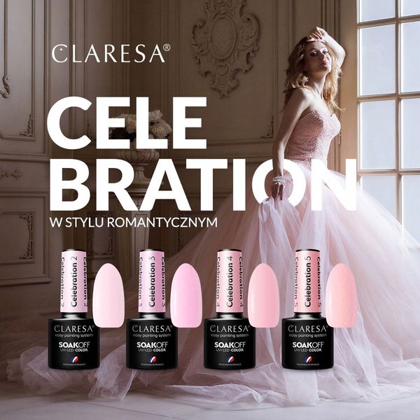 CLARESA Lakier hybrydowy CELEBRATION 7 - 5g zdjęcie 9