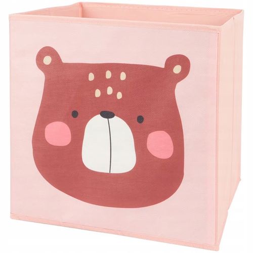 Kosz pojemnik organizer TEKSTYLNY dla dzieci na zabawki JELONEK 29x29 cm na Arena.pl