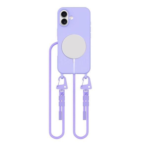 tech-protect magnecklace magsafe iphone 16 lavender zdjęcie 1