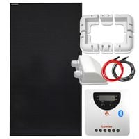 ZESTAW FOTOWOLTAICZNY 180W SOLARNY Z UCHWYTAMI MONTAŻOWYMI DO KAMPERA