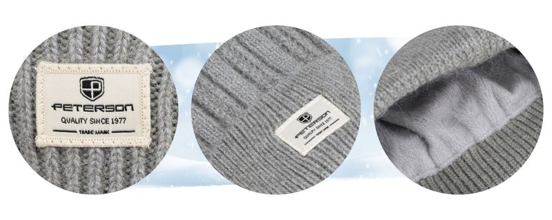 czapka ptn hat-09-7798 grey zdjęcie 12