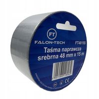 TAŚMA NAPRAWCZA SREBRNA ZBROJONA 48mm x 15m BARDZO MOCNA SILVER