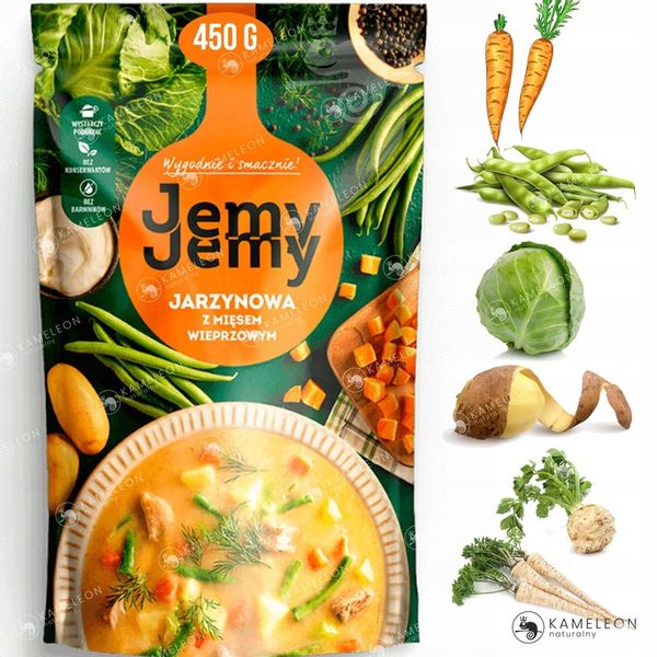 JEMY JEMY ZUPY TRADYCYJNE gotowe danie zupa ZESTAW 10sztuk MIX SMAKÓW 4,5KG zdjęcie 10