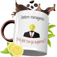 Kubek Bordowy Dla Managera Na Urodziny Prezent Z Nadrukiem Ze Zdjęciem