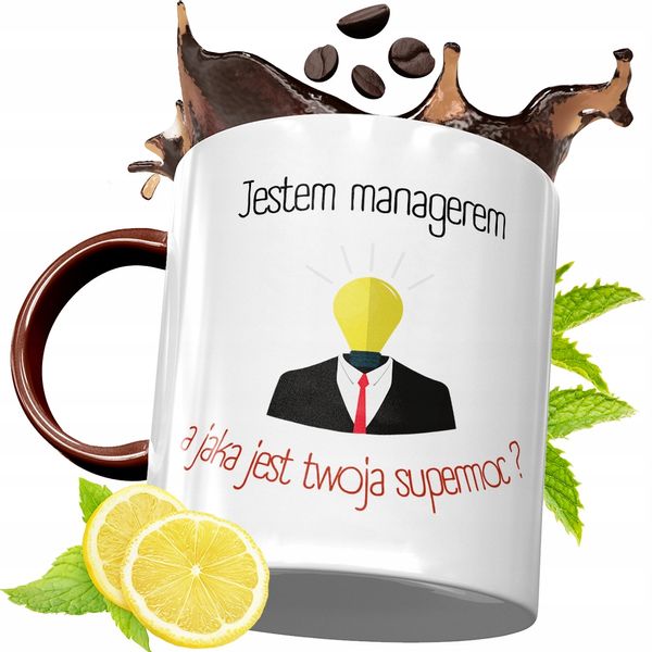 Kubek Bordowy Dla Managera Na Urodziny Prezent Z Nadrukiem Ze Zdjęciem zdjęcie 1