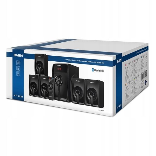 SVEN HT-202 głośniki komputerowe, do telewizora, 5.1, radio FM, bluetooth zdjęcie 13