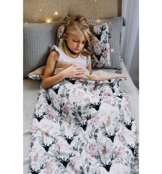 Kocyk Dwustronny Bambus/Velvet - JELONKI JASNE zdjęcie 2